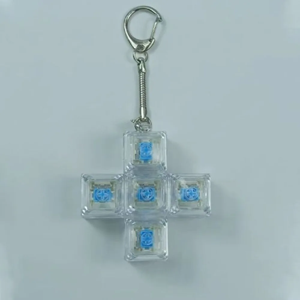 Новый 4/5 клавиш, клавиатура на палец, гаджет для снятия стресса, декомпрессионный брелок для ключей, кнопка времени, колпачок-кликер, игрушка для взрослых
Новый 4/5 клавиш, клавиатура на палец, гаджет для снятия стресса, декомпрессионный брелок для ключей, кнопка времени, колпачок-кликер, игрушка для взрослых