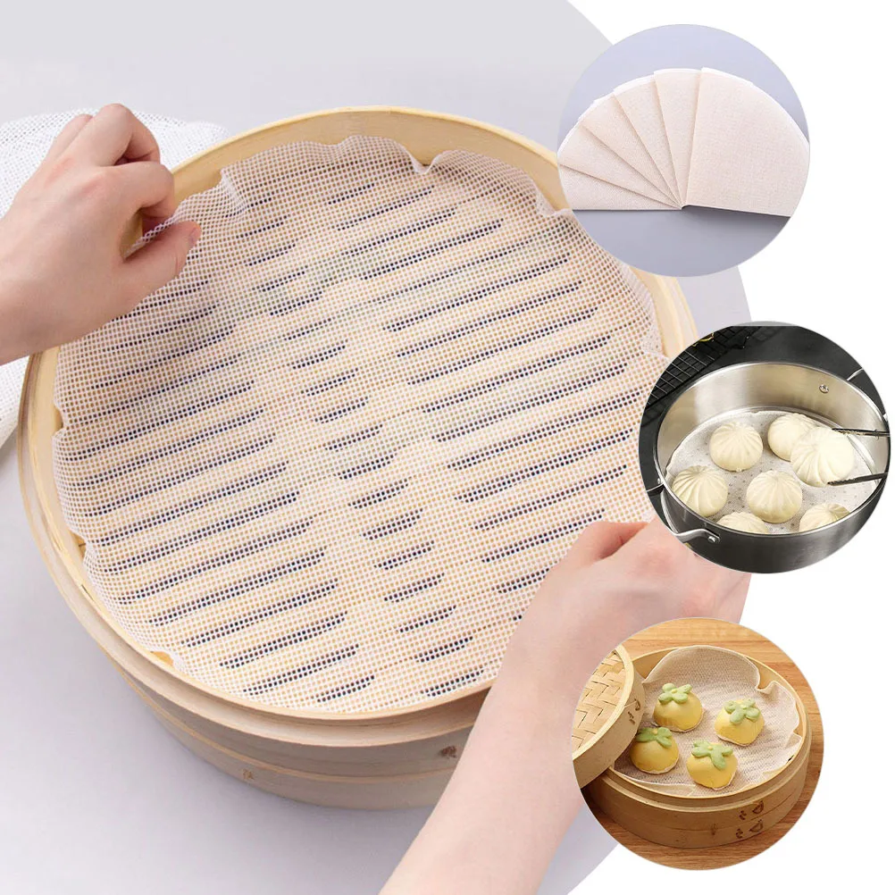 30Pcs Cotton Steamer Cloths Non-Stick Mesh Liners for Dim Sum Dumplings Steaming Cotton Steamer Cloths
30Pcs Cotton Steamer Cloths Non-Stick Mesh Liners for Dim Sum Dumplings Steaming Cotton Steamer Cloths