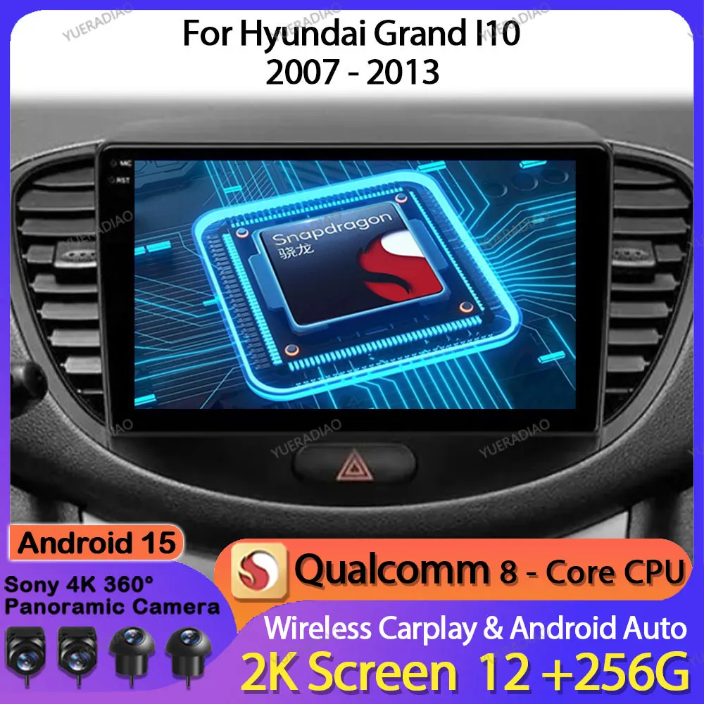 Android 15 Car Radio For Hyundai Grand I10 2007 - 2013 GPS NAVI Qualcomm Multimedia Stereo Video Player BT 4G LTE 5G WIFI QLED
Android 15 Car Radio For Hyundai Grand I10 2007 - 2013 GPS NAVI Qualcomm Multimedia Stereo Video Player BT 4G LTE 5G WIFI QLED