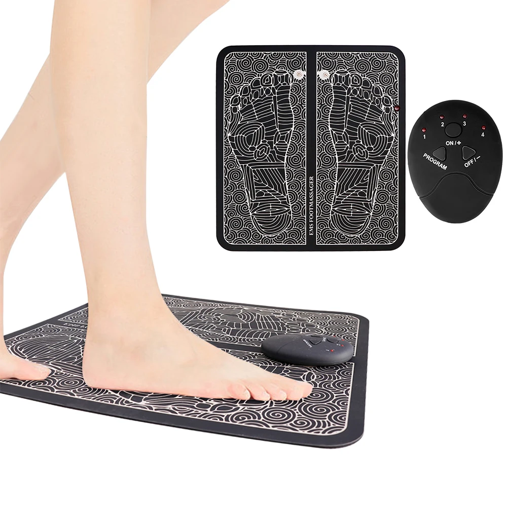 Foot Massage Pad Improve Blood Circulation Relax Foot Leg Relieve Fatigue Pulse Sole Massager Electric EMS Foot Massage Pad
Foot Massage Pad Improve Blood Circulation Relax Foot Leg Relieve Fatigue Pulse Sole Massager Electric EMS Foot Massage Pad