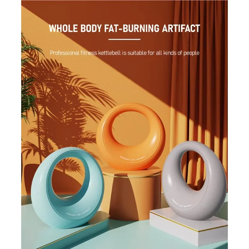 Moon Shape Kettlebell Fitness Dumbbell Silicone Kettlebell for Women
Moon Shape Kettlebell Fitness Dumbbell Silicone Kettlebell for Women