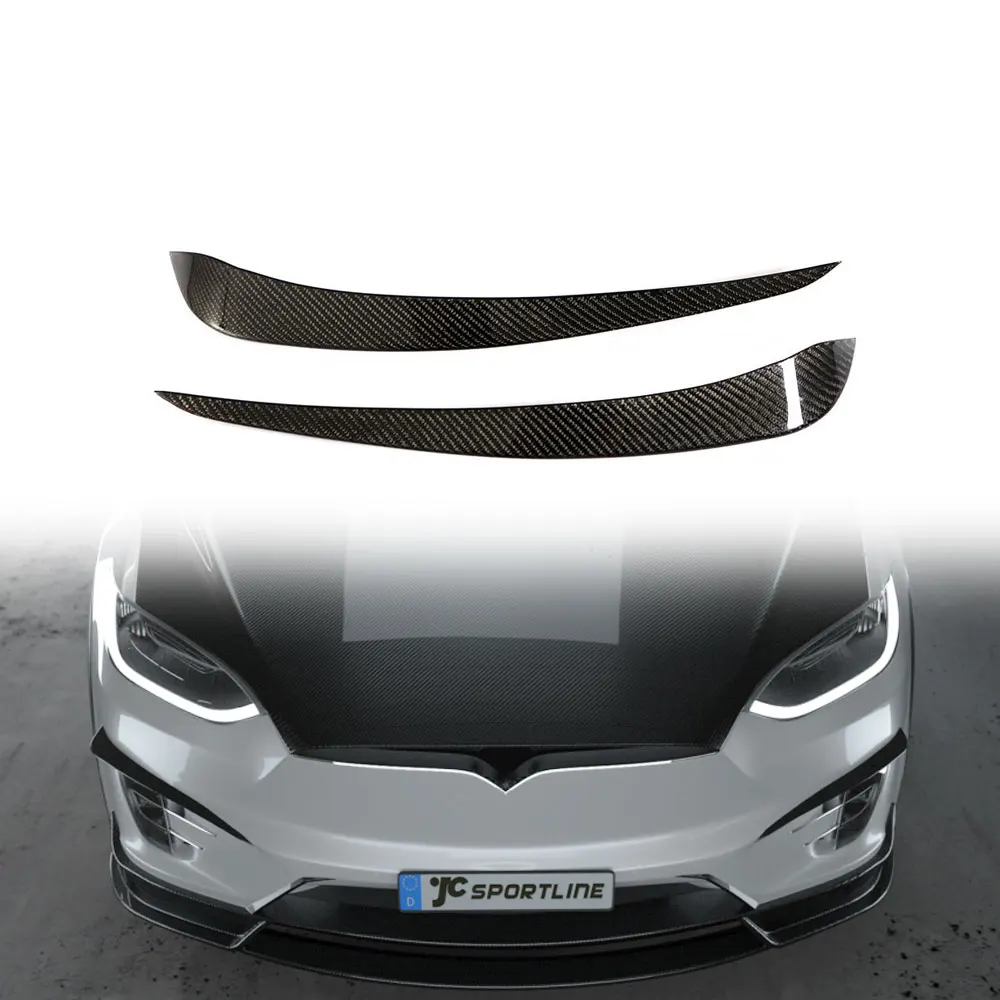 Карбоновые накладки (канарды) на передний бампер для Tesla Model X 16-18
Карбоновые накладки (канарды) на передний бампер для Tesla Model X 16-18