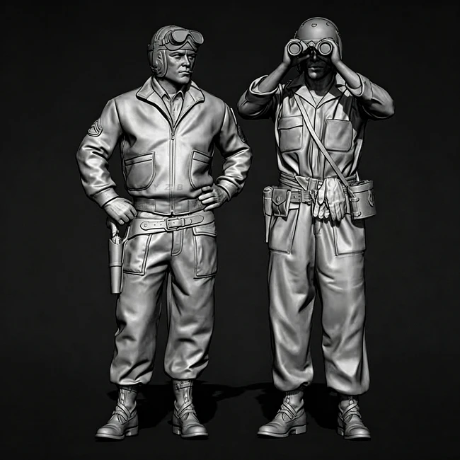 1/35 Resin Soldier model kits figure colorless and self-assembled A-2281
1/35 Resin Soldier model kits figure colorless and self-assembled A-2281