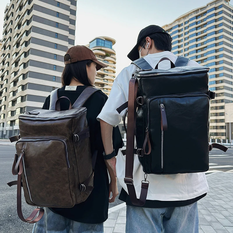 Men Crossbody Bag PU Retro Backpack for School Multi-pocket Laptop Bags Travel Accessories Outdoor Sports Rucksack Beach Handbag
Men Crossbody Bag PU Retro Backpack for School Multi-pocket Laptop Bags Travel Accessories Outdoor Sports Rucksack Beach Handbag