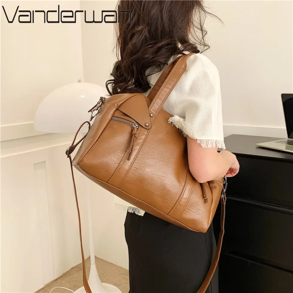 Large Capacity Handbags PU Leather High Quality Designer Casual Tote Bag Womens Crossbody Hand Bags for Women Shoulder Bag Sac
Large Capacity Handbags PU Leather High Quality Designer Casual Tote Bag Womens Crossbody Hand Bags for Women Shoulder Bag Sac