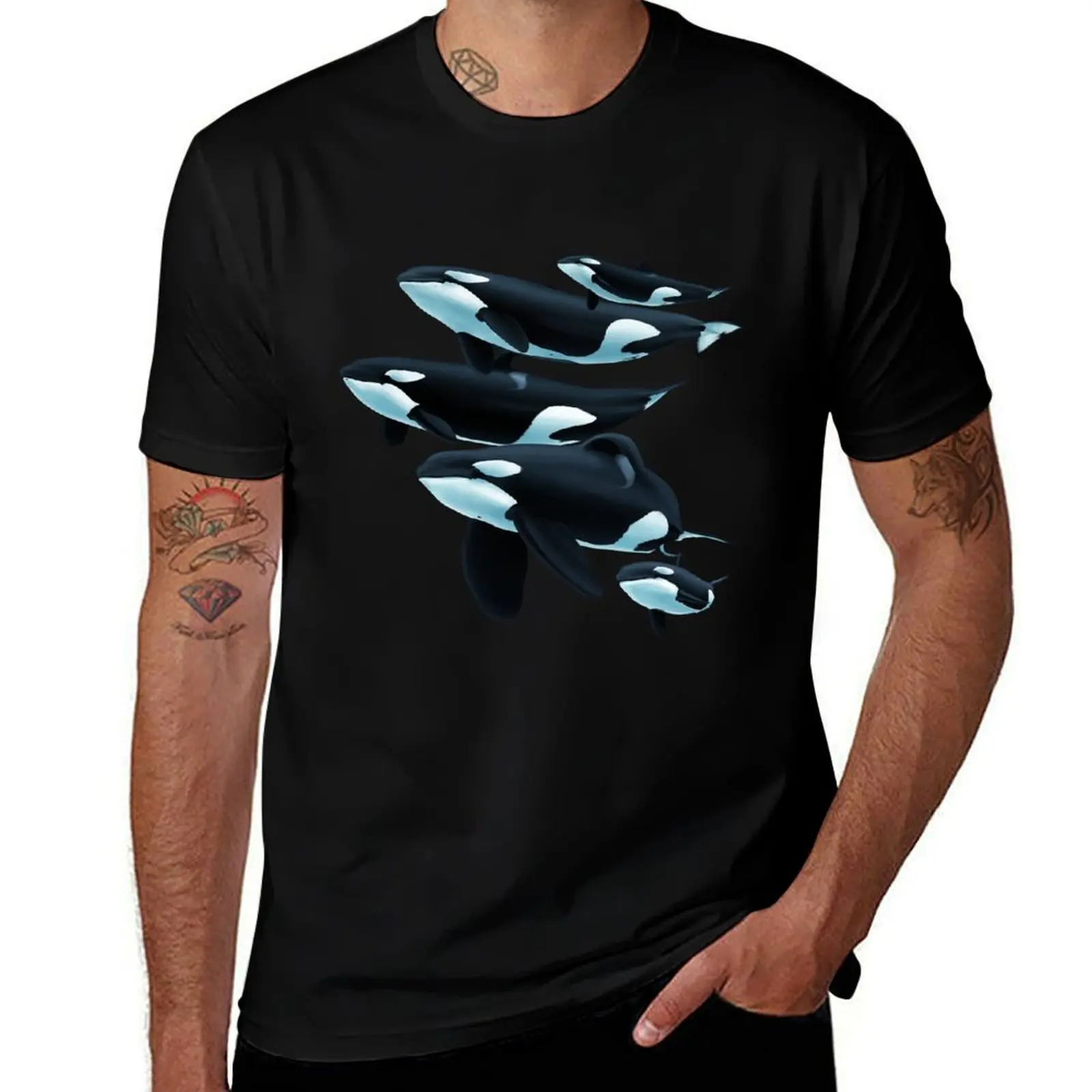 Pod of Orcas T-Shirt cotton t shirt pack funny t shirts cotton T-Shirt
Pod of Orcas T-Shirt cotton t shirt pack funny t shirts cotton T-Shirt
