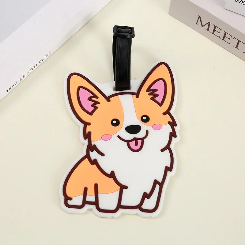 Дорожные аксессуары, багажная бирка, креативный чемодан Corgi & Cat, модный стиль, портативные дорожные подвесные бирки и знаки против потери
Дорожные аксессуары, багажная бирка, креативный чемодан Corgi & Cat, модный стиль, портативные дорожные подвесные бирки и знаки против потери