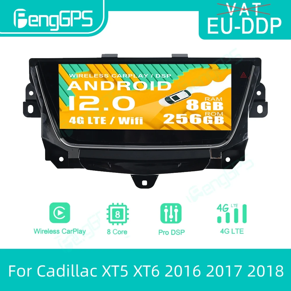Qualcomm Android 12 For Cadillac XT5 XT6 2016 2017 2018 Car Radio Navigation Multimedia Autoaudio Player Carplay Auto GPS 4G WiF
Qualcomm Android 12 For Cadillac XT5 XT6 2016 2017 2018 Car Radio Navigation Multimedia Autoaudio Player Carplay Auto GPS 4G WiF