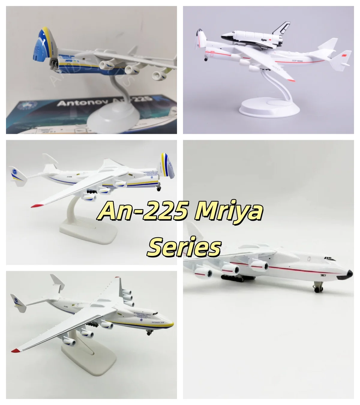 Scale Aircraft 20cm Ukraine Antonov AN225 Series Blizzard Space Shuttle Mriya Metal Model Airplane Aviation Miniature Gift Plane
Scale Aircraft 20cm Ukraine Antonov AN225 Series Blizzard Space Shuttle Mriya Metal Model Airplane Aviation Miniature Gift Plane