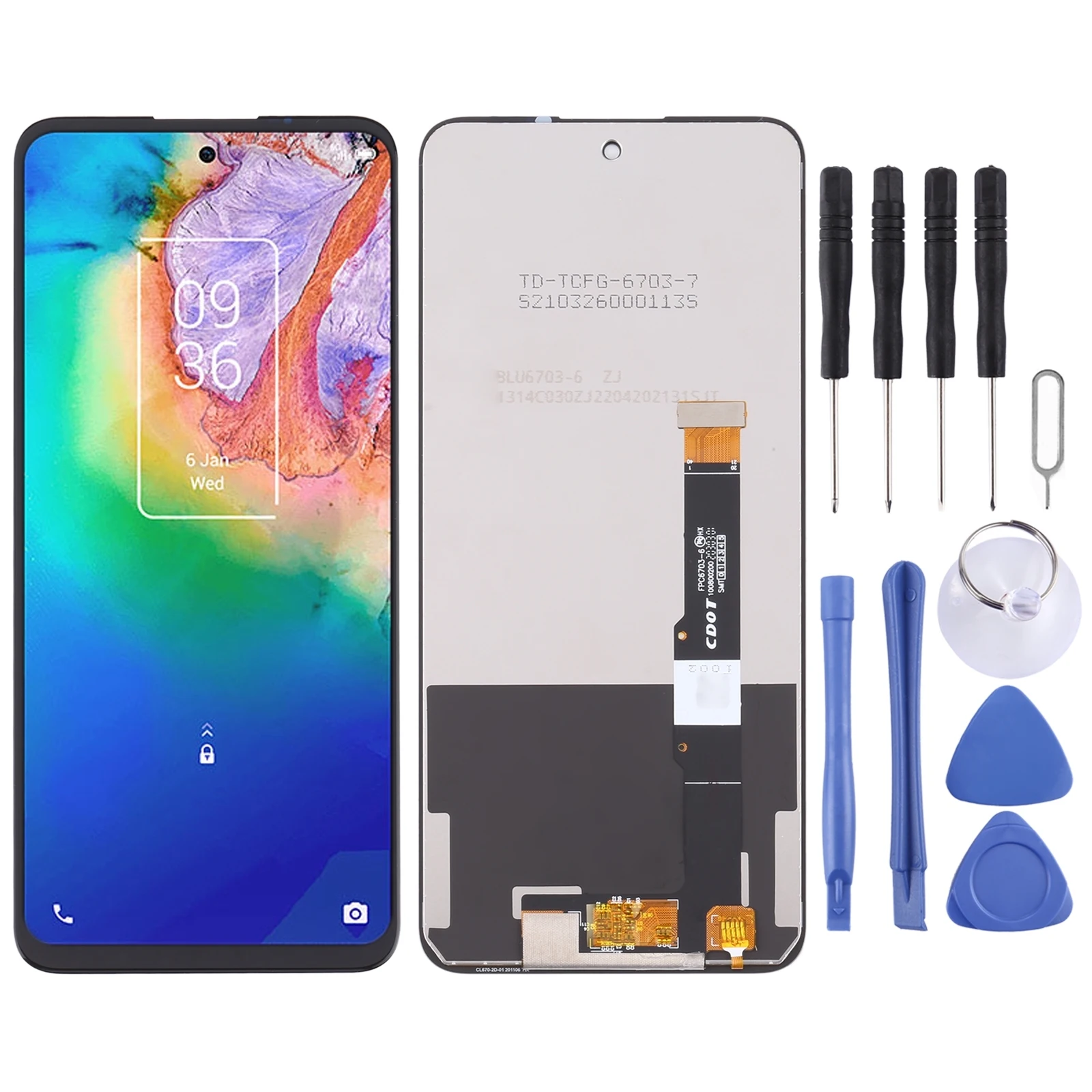 ЖК-экран TFT для TCL 20 5G T781 T781K T781H с цифровым преобразователем в сборе
ЖК-экран TFT для TCL 20 5G T781 T781K T781H с цифровым преобразователем в сборе