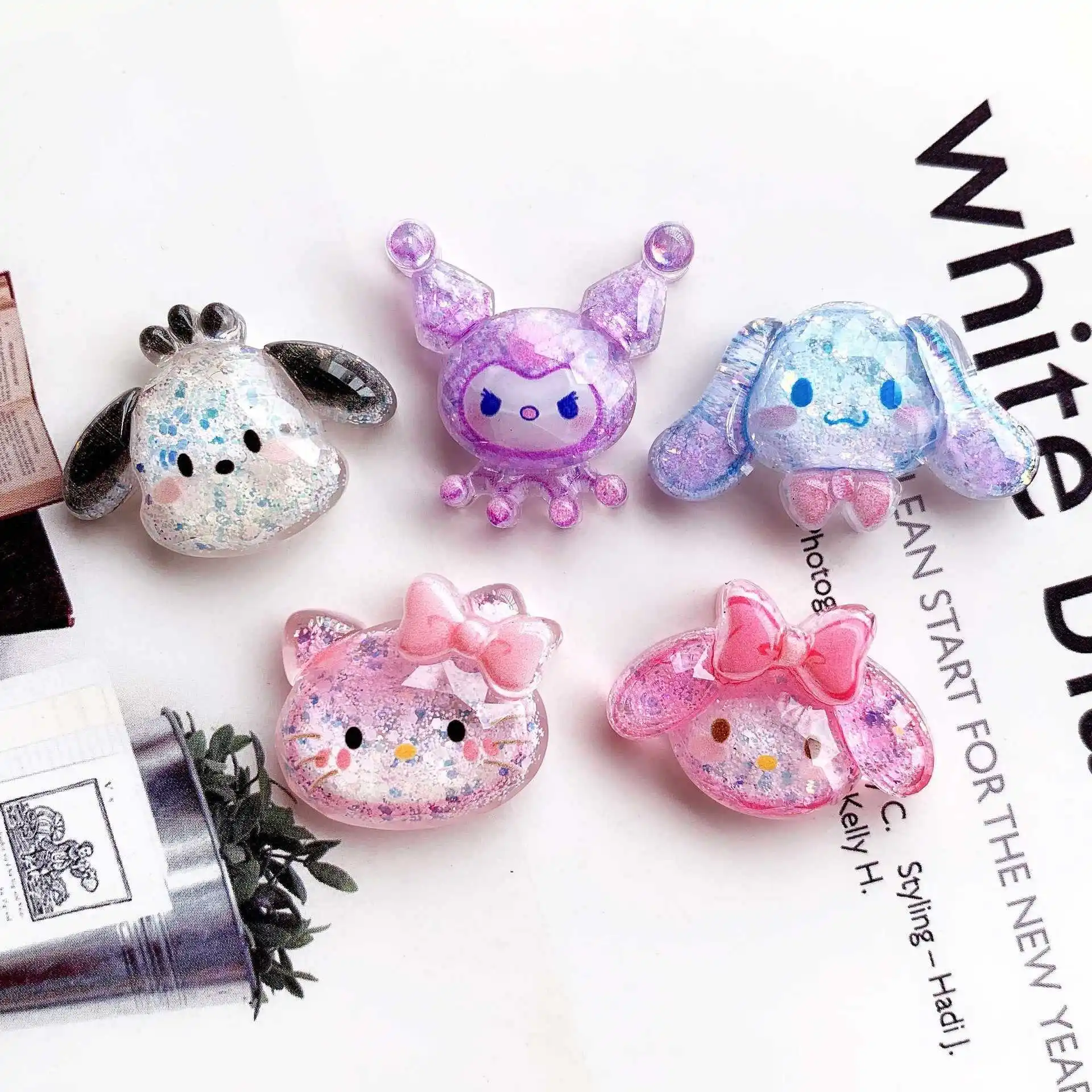 Miniso Sanrio Translucent Color Sequin Cartoon Animal Resin Accessories Diy Accessories Handmade Hair Accessories
Miniso Sanrio Translucent Color Sequin Cartoon Animal Resin Accessories Diy Accessories Handmade Hair Accessories