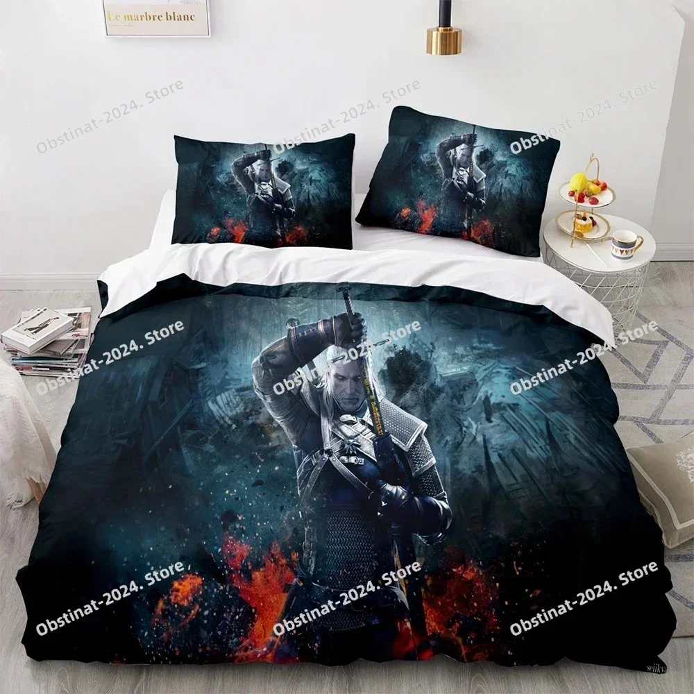 3D Printed Witchers Bedding Set Duvet Cover Bedroom Comforter Covers Single Twin King Size Quilt Cover Home Textile
3D Printed Witchers Bedding Set Duvet Cover Bedroom Comforter Covers Single Twin King Size Quilt Cover Home Textile