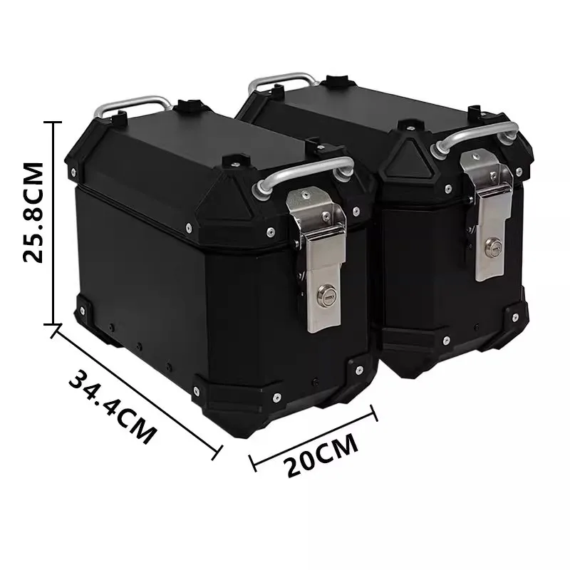The 25L large-capacity side box for motorcycles is universal, made of waterproof and pressure-resistant aviation aluminum alloy
The 25L large-capacity side box for motorcycles is universal, made of waterproof and pressure-resistant aviation aluminum alloy