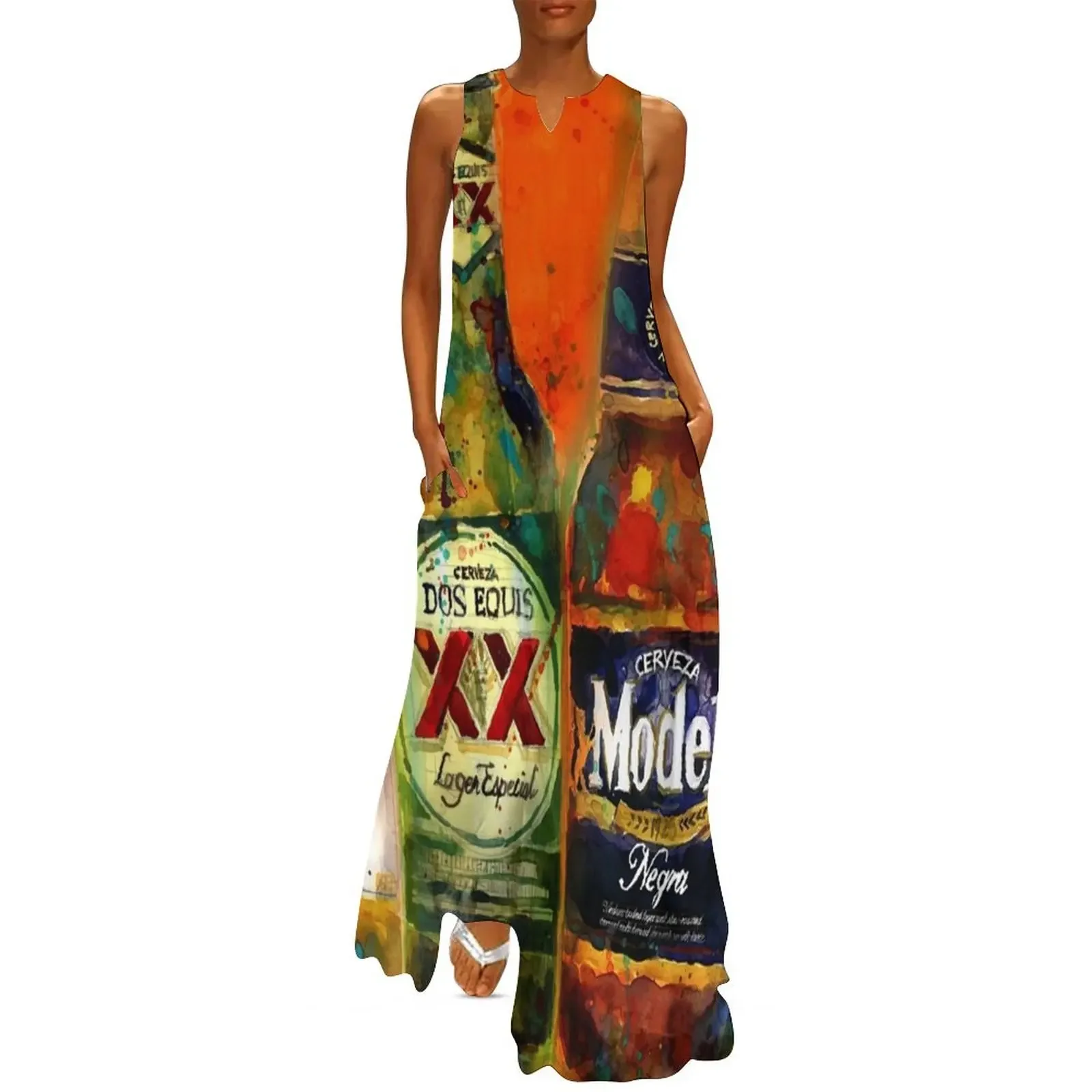 Mexican Beers- Bright Colors - Bar Deco Long Dress cocktail dresses prom dress sexy short dresses daring Dress 
Mexican Beers- Bright Colors - Bar Deco Long Dress cocktail dresses prom dress sexy short dresses daring Dress