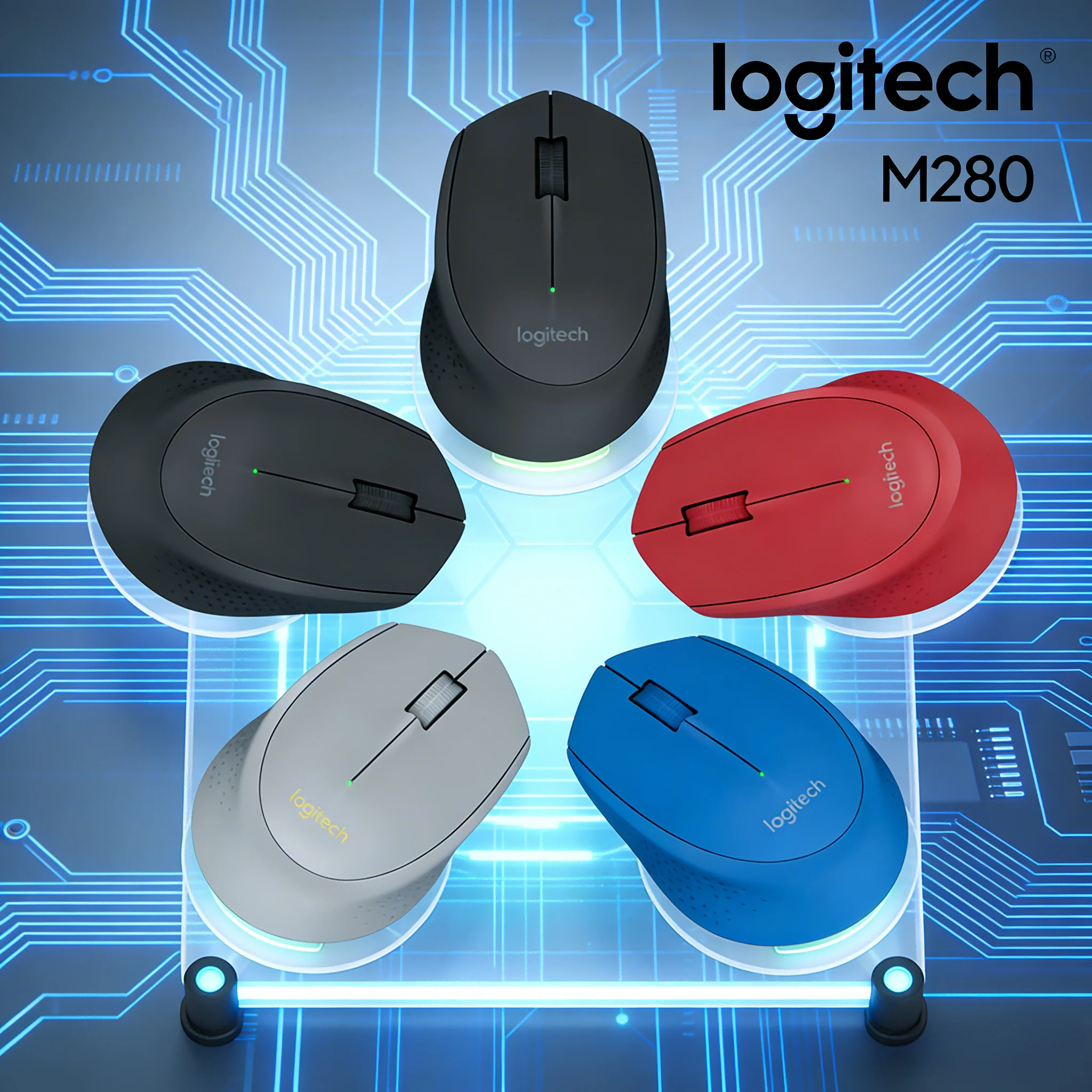 Logitech M280/M330 1000DPI - Customizable No, But Perfectly Balanced
