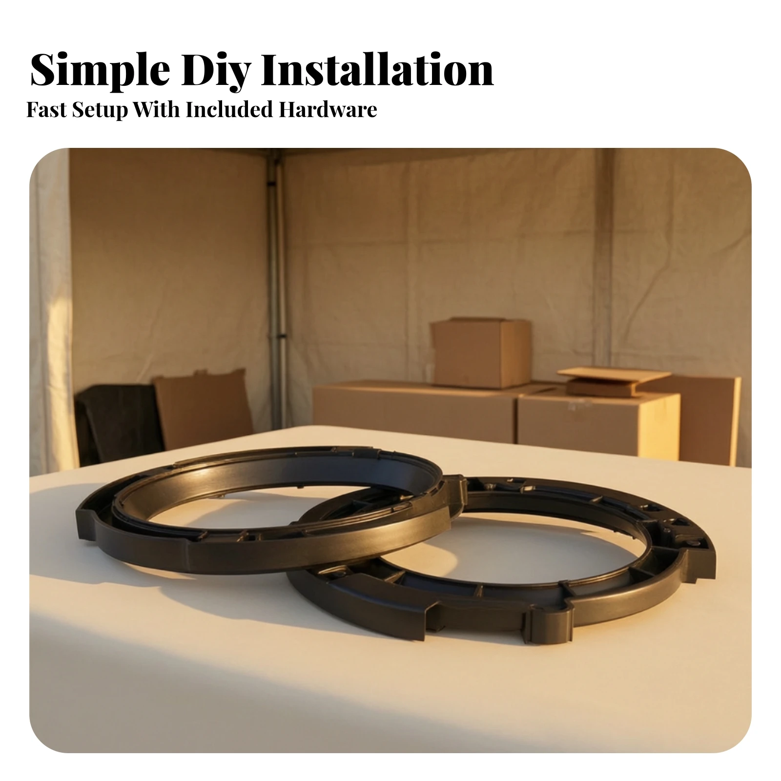 Wear Resistant Vehicle Part Easy Install 7-Inch Headlight Bracket Circular Mounting Bracket Headlight Retaining Collar
Wear Resistant Vehicle Part Easy Install 7-Inch Headlight Bracket Circular Mounting Bracket Headlight Retaining Collar