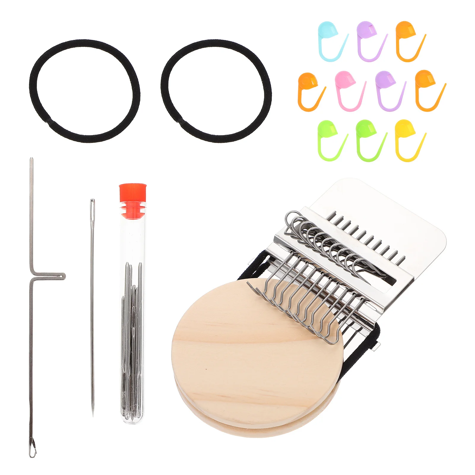 1Set Mini Weaving Loom Wooden Clothes Mending Hand Knitting Machine DIY Loom for Tapestry Knitting Repair Jeans Socks
1Set Mini Weaving Loom Wooden Clothes Mending Hand Knitting Machine DIY Loom for Tapestry Knitting Repair Jeans Socks