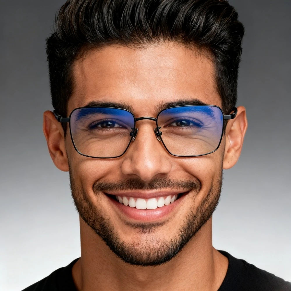 Unisex Square Titanium EyeglassesLightweight 10g Fashion Prescription Eyewear
Unisex Square Titanium EyeglassesLightweight 10g Fashion Prescription Eyewear