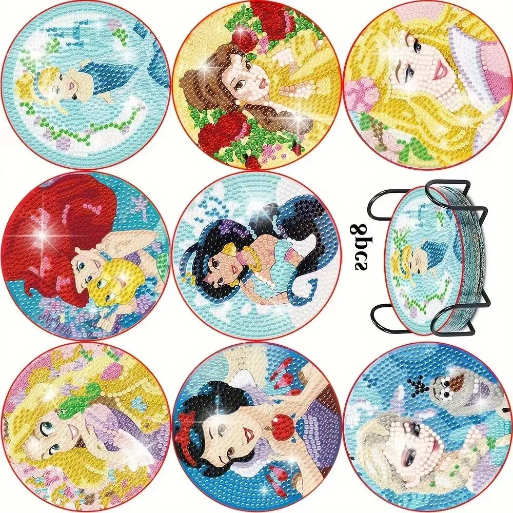 Princess Alice in WonderlandSeries Diamond Painting Coasters with Holder 8pcs DIY Cartoon Character Souvenirs New Arrival
Princess Alice in WonderlandSeries Diamond Painting Coasters with Holder 8pcs DIY Cartoon Character Souvenirs New Arrival