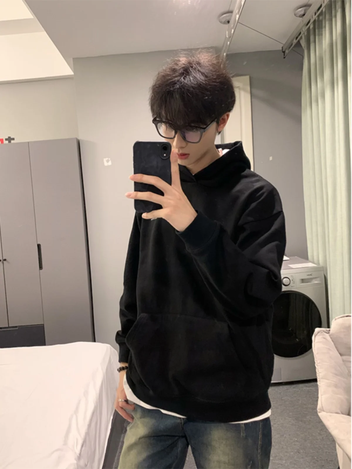 Cleanfit Black Hoodie Men's Spring Autumn New Heavyweight 360g Top Sensation Overhead Jacket Loose Fit Casual Summer Style
Cleanfit Black Hoodie Men's Spring Autumn New Heavyweight 360g Top Sensation Overhead Jacket Loose Fit Casual Summer Style