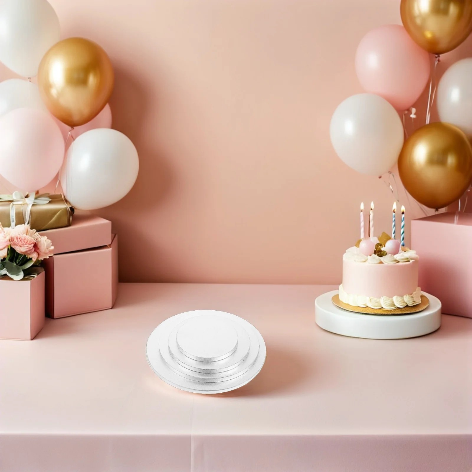 8Pcs Cake Boards Round Cardboard Circles Silver 6 8 10 12 Inch Waterproof Cake Base Birthday Wedding Dessert
8Pcs Cake Boards Round Cardboard Circles Silver 6 8 10 12 Inch Waterproof Cake Base Birthday Wedding Dessert