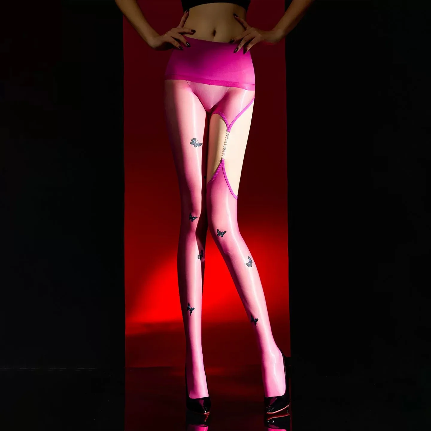 Сексуальные женские модные чулки с принтом бабочки и цепочкой, трусики 2 в 1, бесшовные колготки с промежностью, блестящие масляные колготки для горничной, чулки с подвязками
Сексуальные женские модные чулки с принтом бабочки и цепочкой, трусики 2 в 1, бесшовные колготки с промежностью, блестящие масляные колготки для горничной, чулки с подвязками