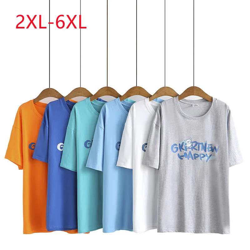 Large Womens 2022 summer new slim loose letter print short Plus Size sleeve T-shirt 2XL 3XL 4XL 5XL 6xl
Large Womens 2022 summer new slim loose letter print short Plus Size sleeve T-shirt 2XL 3XL 4XL 5XL 6xl