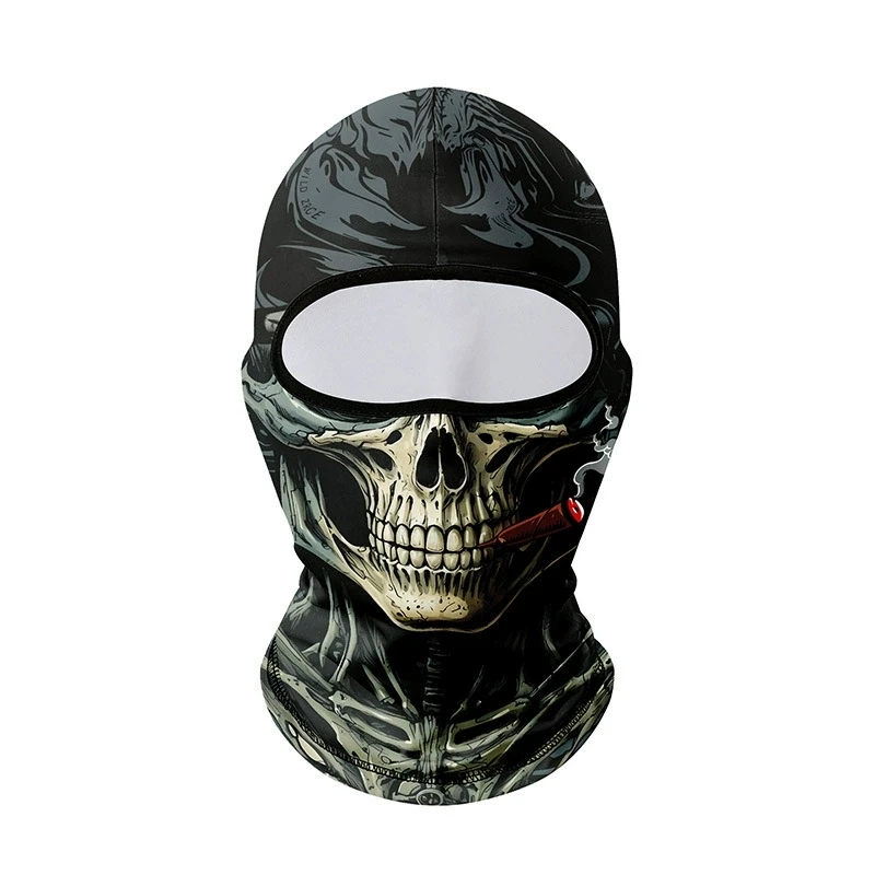 Smoking Skeleton Printed Balaclava Hat Windproof and Sunscreen Outdoor Masks Skull Neck Gaiter Face Scarf for Hiking Cycling
Smoking Skeleton Printed Balaclava Hat Windproof and Sunscreen Outdoor Masks Skull Neck Gaiter Face Scarf for Hiking Cycling