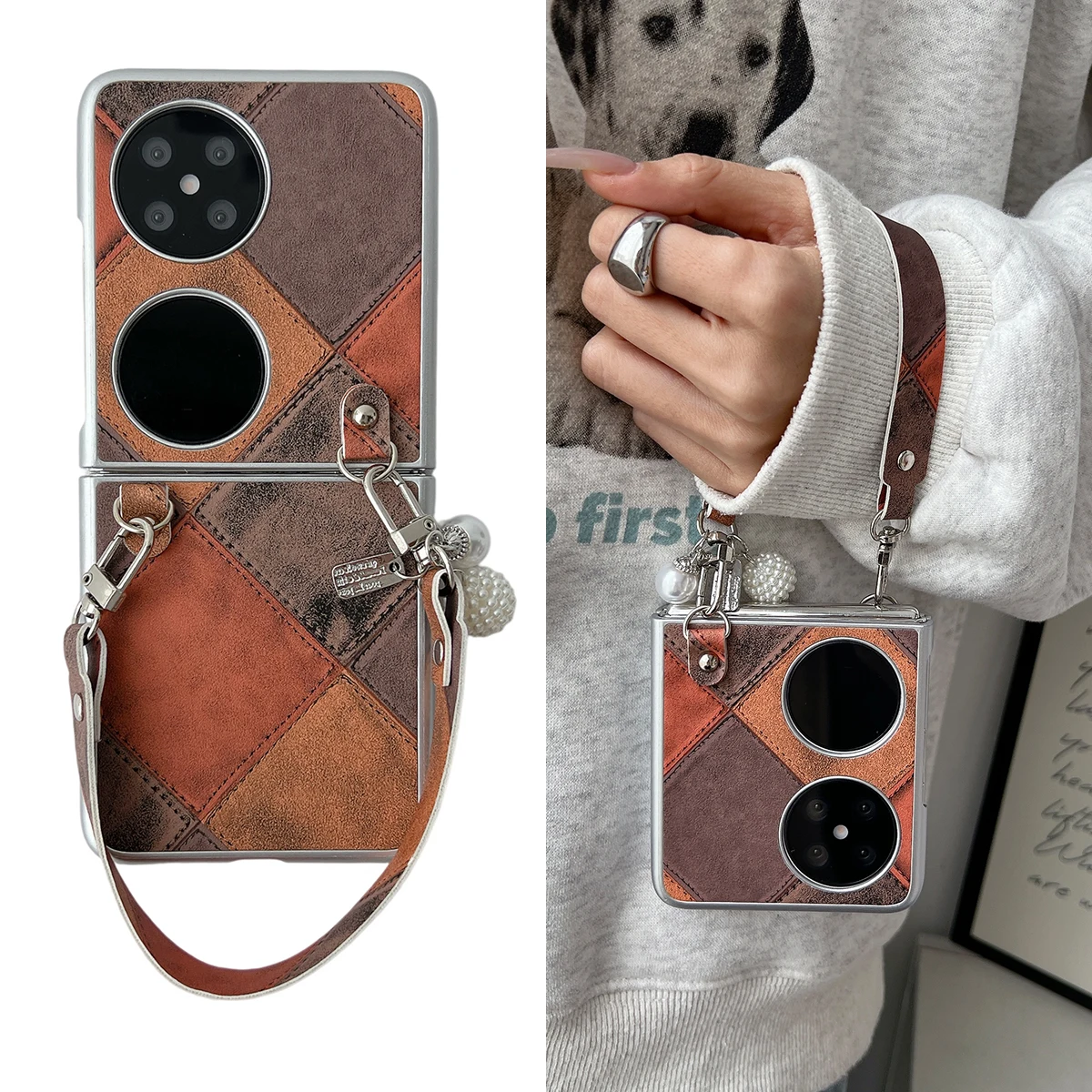 Для Huawei Pocket2 Ретро контрастный корпус одинакового цвета, ручной веревочный чехол для телефона, чехол для Huawei P50 Pocket
Для Huawei Pocket2 Ретро контрастный корпус одинакового цвета, ручной веревочный чехол для телефона, чехол для Huawei P50 Pocket