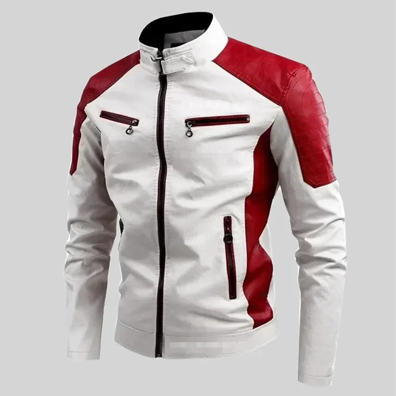 High Quality Men's Brand Motorcycle Jacket Windproof Tight Men Clothing Motorcycle Leather Jacket Casual Fashion Leather Jacket
High Quality Men's Brand Motorcycle Jacket Windproof Tight Men Clothing Motorcycle Leather Jacket Casual Fashion Leather Jacket