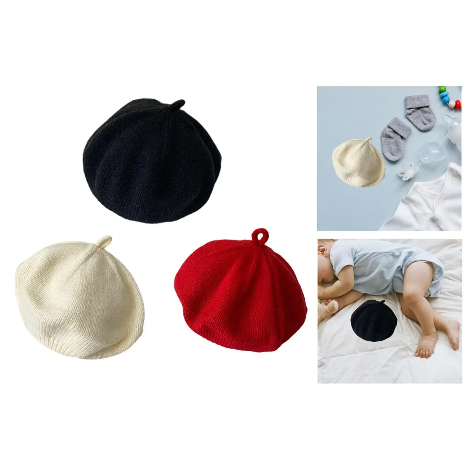 Baby Beret Hat Stretch Winter Warm Soft Comfortable Fashion Knitted Beanie Cap for Little Girls Boys Traveling New Year Vacation
Baby Beret Hat Stretch Winter Warm Soft Comfortable Fashion Knitted Beanie Cap for Little Girls Boys Traveling New Year Vacation