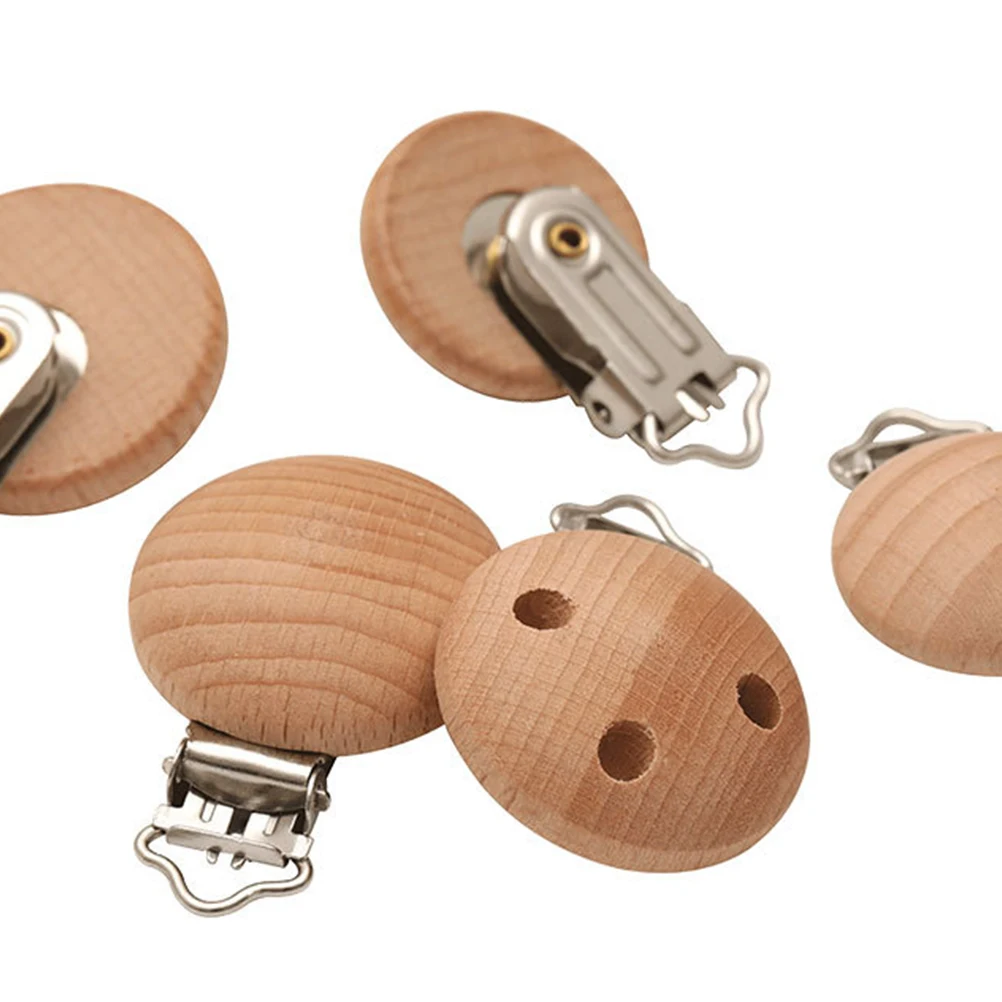 10 PCS Wooden Pacifier Clip Kids Clips Round Holder Teether Holders Bamboo Infant
10 PCS Wooden Pacifier Clip Kids Clips Round Holder Teether Holders Bamboo Infant