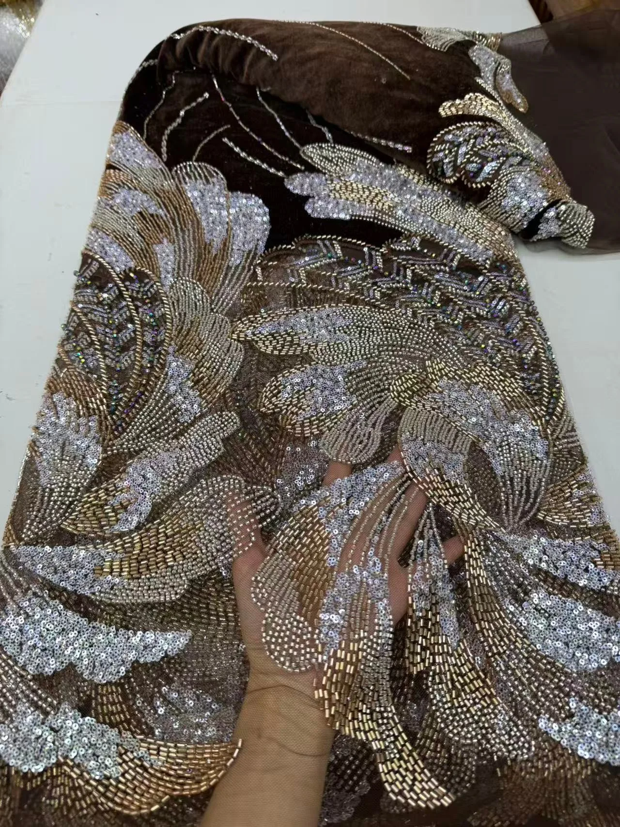 2026 High Quality African Nigerian Tulle Lace Fabric Embroidery Party Dress Sequins Guipure Fabric For Sewing Velvet 5Yard JY535
2026 High Quality African Nigerian Tulle Lace Fabric Embroidery Party Dress Sequins Guipure Fabric For Sewing Velvet 5Yard JY535