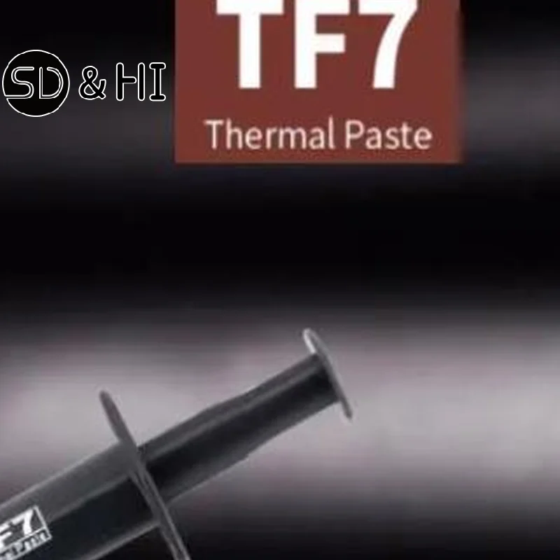 Thermalright TF7 12.8 W/Mk Thermal Compound Paste High Performance Heatsink Paste For CPU Graphics Card Cooling
Thermalright TF7 12.8 W/Mk Thermal Compound Paste High Performance Heatsink Paste For CPU Graphics Card Cooling
