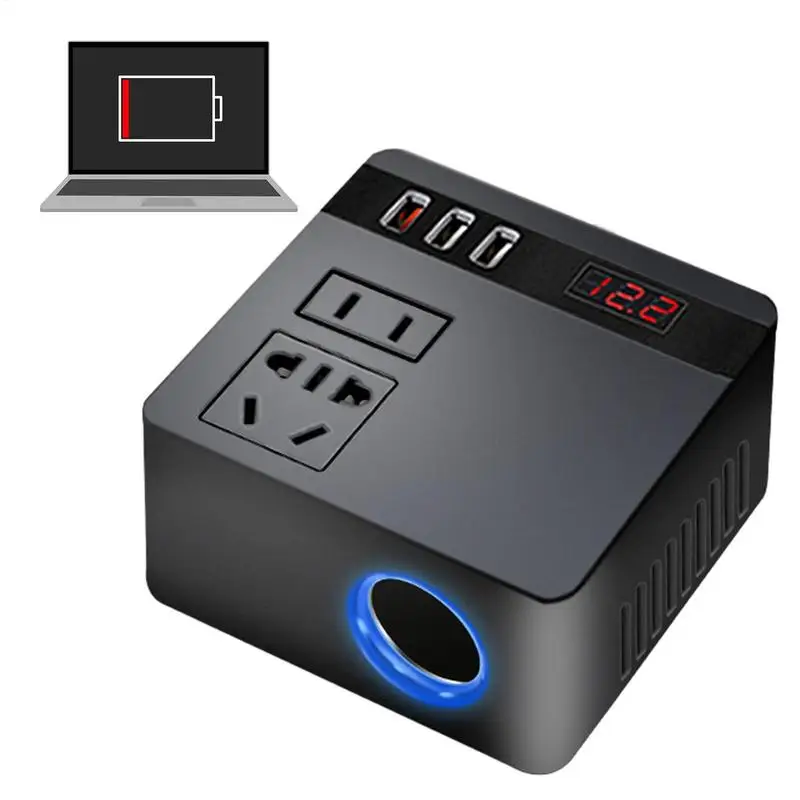 12 В 24 В инверторное автомобильное зарядное устройство для ноутбука, зарядное устройство для электромобиля 150 Вт, быстрая зарядка для путешествий, воздушный компрессор
12 В 24 В инверторное автомобильное зарядное устройство для ноутбука, зарядное устройство для электромобиля 150 Вт, быстрая зарядка для путешествий, воздушный компрессор