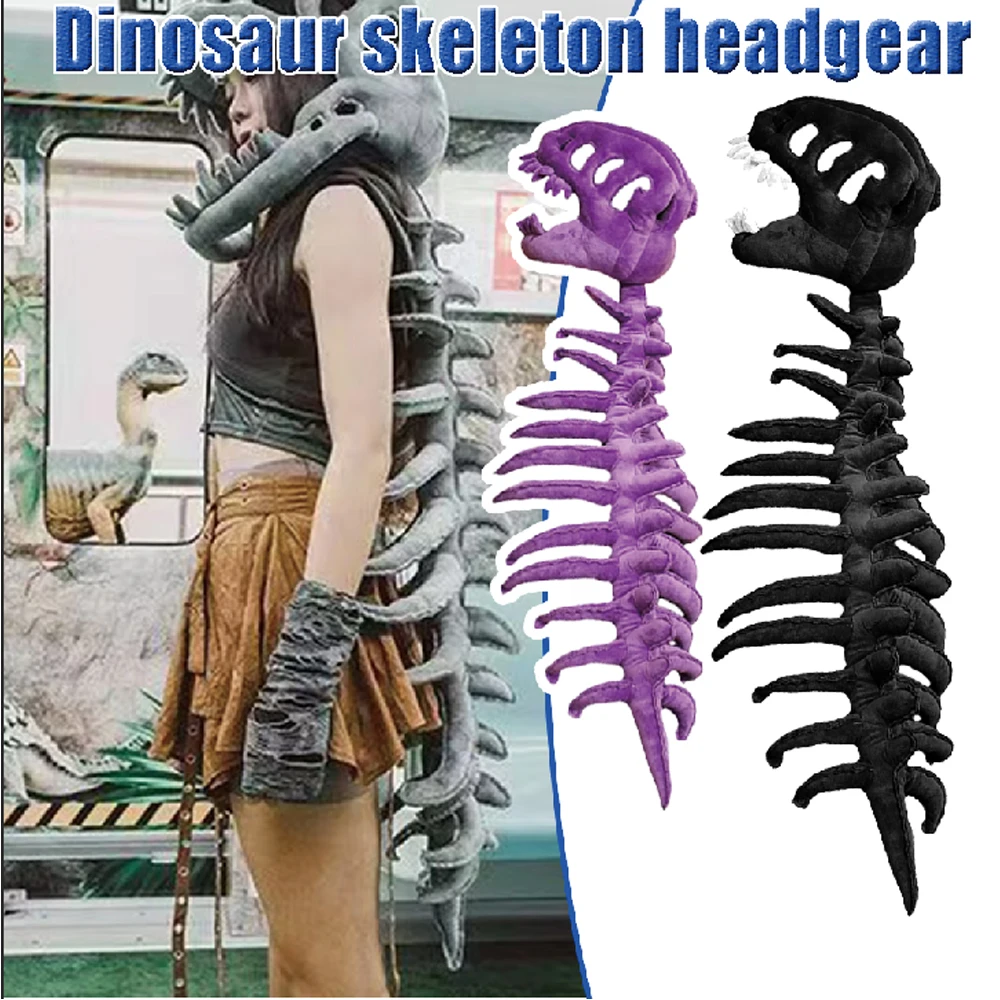 Soft Novelty Dinosaur Skeleton Toys 3D Dinosaur Skeleton Cosplay Props Unique Comfortable Dinosaur Skeleton Costume Set for Kids
Soft Novelty Dinosaur Skeleton Toys 3D Dinosaur Skeleton Cosplay Props Unique Comfortable Dinosaur Skeleton Costume Set for Kids