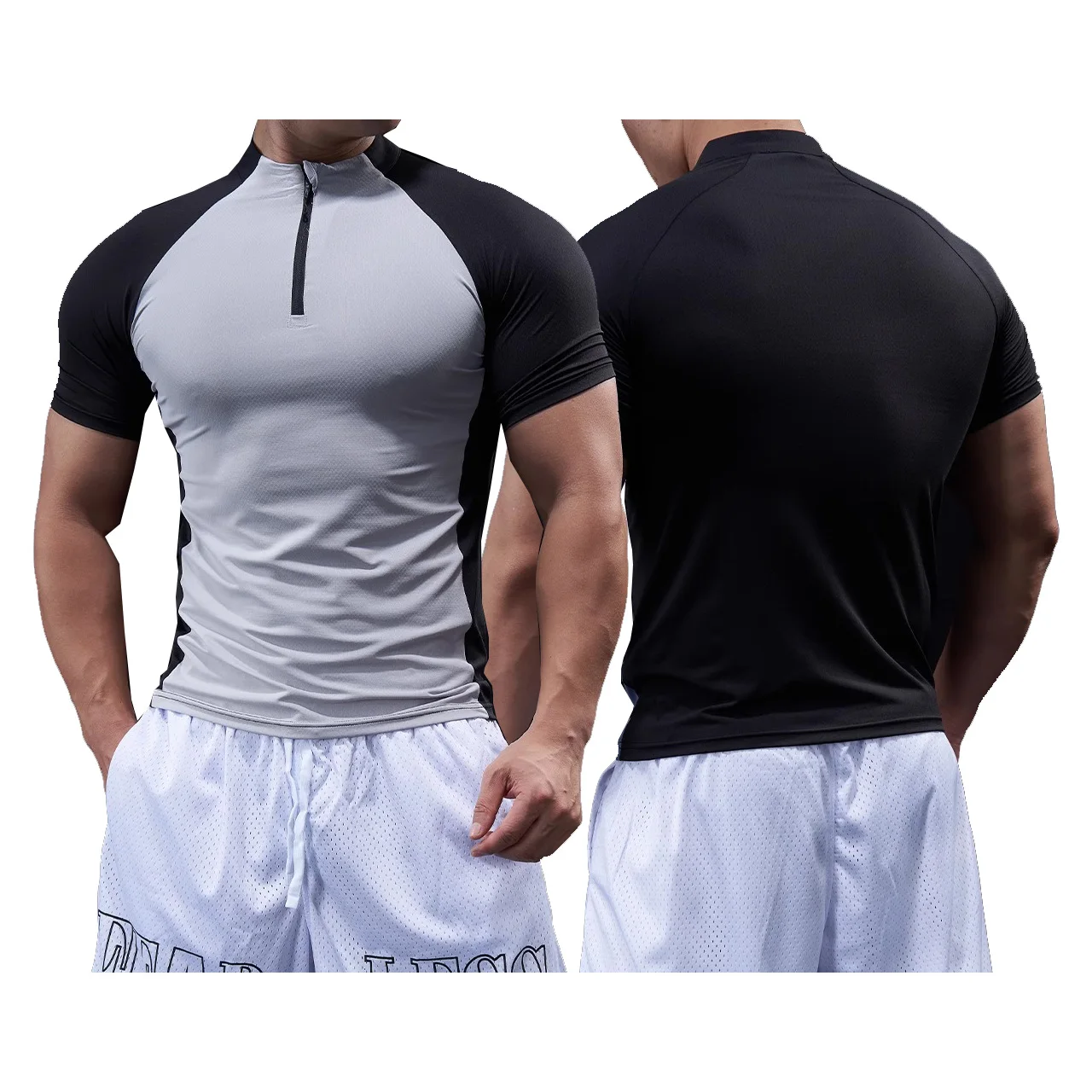 Men Compression Running Zipper Polo T-Shirt Gym Fitness Tight Sport Tshirt Training Jogging Shirt Elastic Quick Dry Rashgard Top
Men Compression Running Zipper Polo T-Shirt Gym Fitness Tight Sport Tshirt Training Jogging Shirt Elastic Quick Dry Rashgard Top