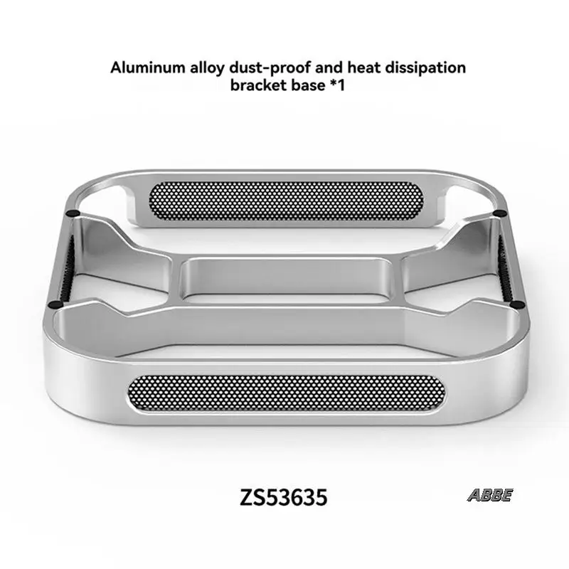 Heat Dissipation Cooling Desktop Stand For Mac Mini M4/M4 Pro Dustproof Base Bracket Holder Dock
Heat Dissipation Cooling Desktop Stand For Mac Mini M4/M4 Pro Dustproof Base Bracket Holder Dock