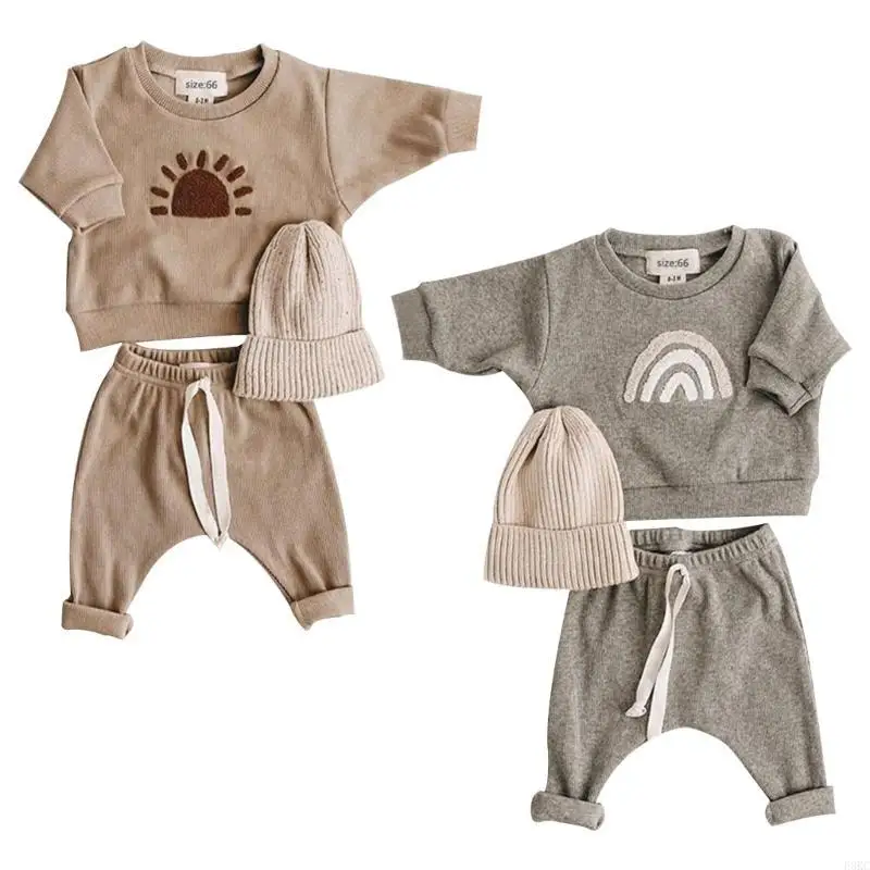 F3KC Toddler Relaxed Sweater Pants Set Gender Neutral Baby Outfit 0-3Y Child Bodysuit
F3KC Toddler Relaxed Sweater Pants Set Gender Neutral Baby Outfit 0-3Y Child Bodysuit