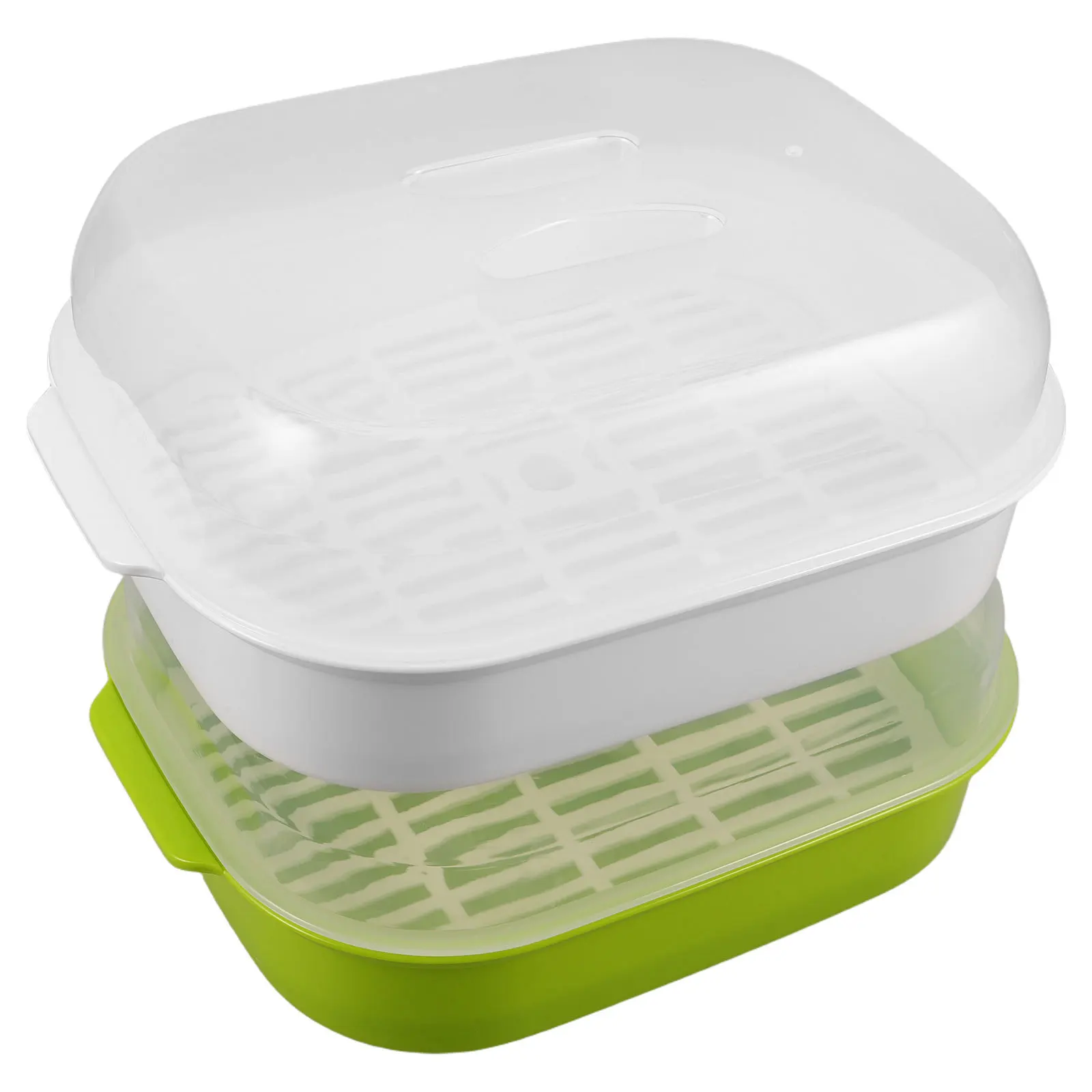 2Pcs Versatile Microwave Steamer Bowl Plastic Storage Container for Asian Cooking Meal Prep and Daily Use Microwave Steamer
2Pcs Versatile Microwave Steamer Bowl Plastic Storage Container for Asian Cooking Meal Prep and Daily Use Microwave Steamer