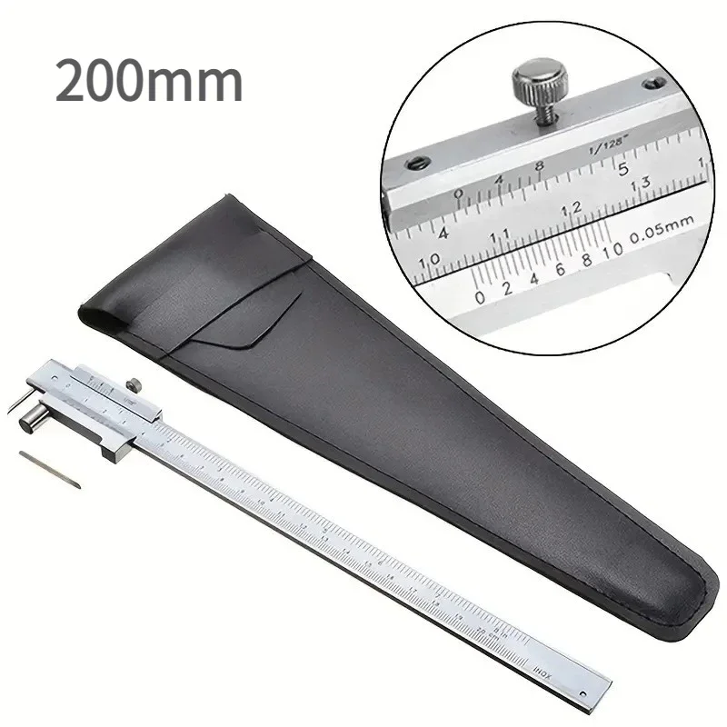 0-200mm Marking Vernier Caliper With Carbide Scriber Parallel Marking Gauging Ruler Measuring Instrument Tool Send 1ps Needle
0-200mm Marking Vernier Caliper With Carbide Scriber Parallel Marking Gauging Ruler Measuring Instrument Tool Send 1ps Needle