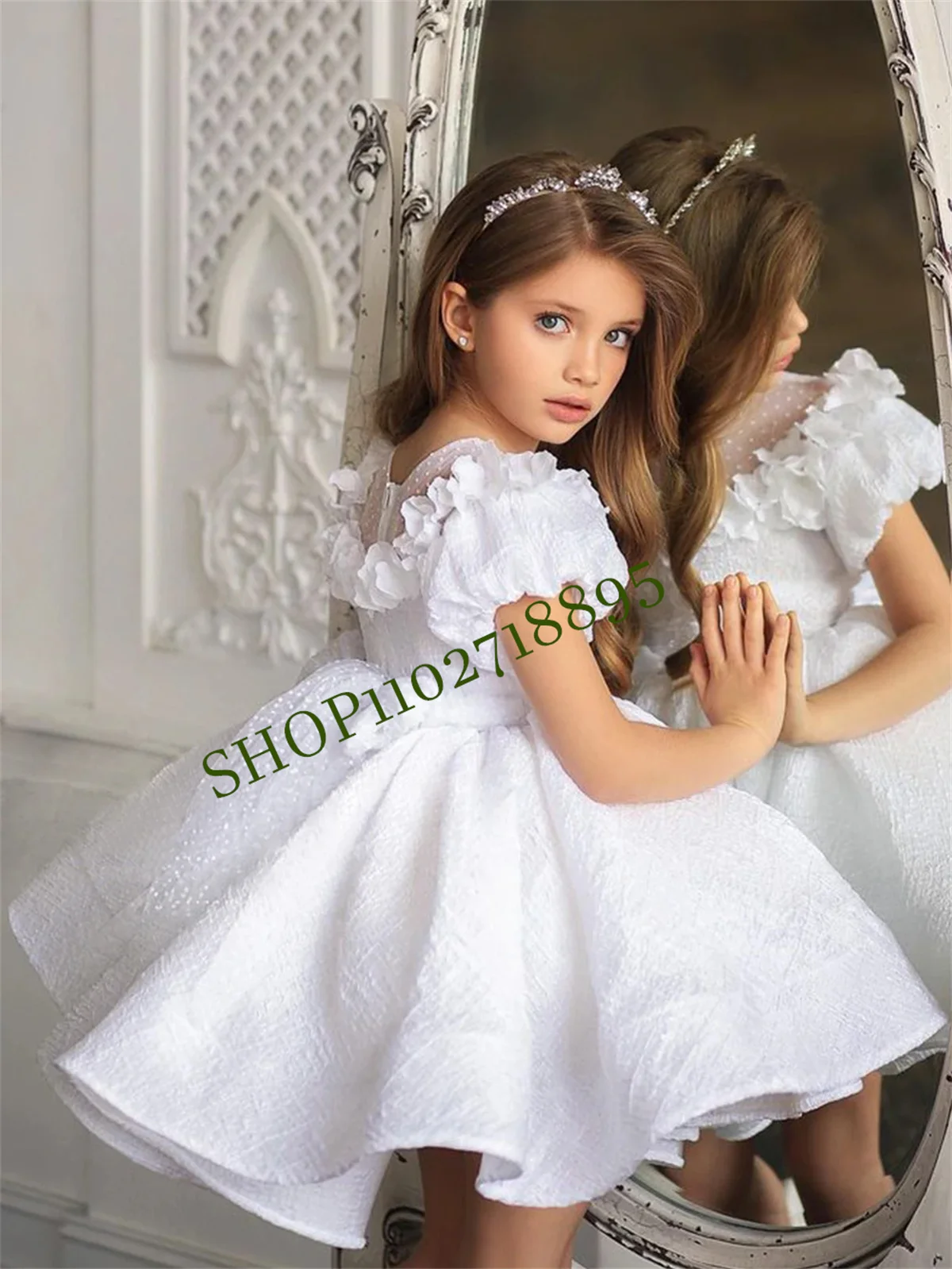 White Flower Girl Dresses Puffy Girls Princess Dress Baby Girl Dress Wedding Party Dress Kids Summer Short Dresses
White Flower Girl Dresses Puffy Girls Princess Dress Baby Girl Dress Wedding Party Dress Kids Summer Short Dresses