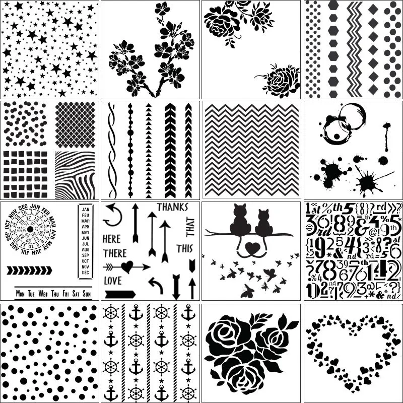 Scrapbooking Star Cat Stencil Hollow Engraving Ruler Paint Spray Pattern Stencils Diy Template for Card Making Coffee Cake Mold
Scrapbooking Star Cat Stencil Hollow Engraving Ruler Paint Spray Pattern Stencils Diy Template for Card Making Coffee Cake Mold