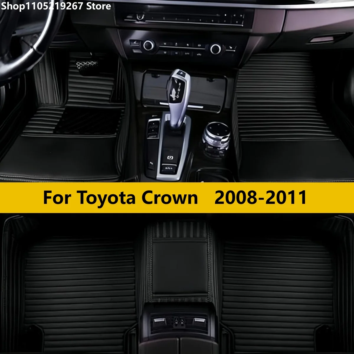 Автомобильные коврики для Toyota Crown Royal Saloon S200 2008-2011: Кожаные, прочные, противоскользящие, комплект из нескольких штук
Автомобильные коврики для Toyota Crown Royal Saloon S200 2008-2011: Кожаные, прочные, противоскользящие, комплект из нескольких штук