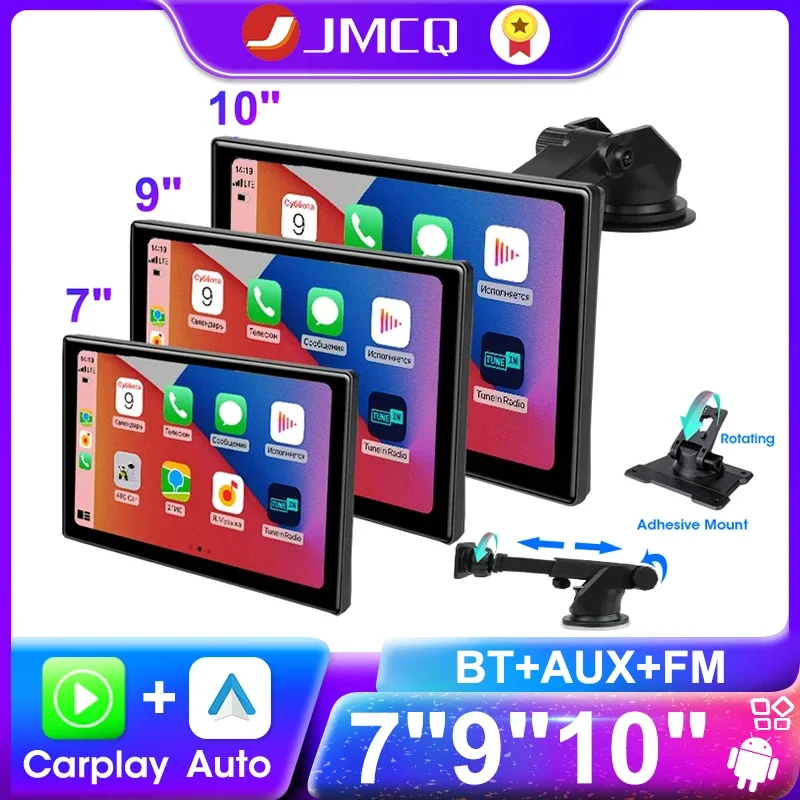 JMCQ Universal 7"9"10" Wireless Carplay And Android Auto Car Radio Multimedia Video Player Bluetooth 5.0 For Honda Toyota Nissan
JMCQ Universal 7"9"10" Wireless Carplay And Android Auto Car Radio Multimedia Video Player Bluetooth 5.0 For Honda Toyota Nissan