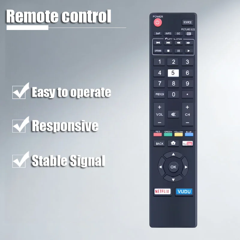 NH425UD 7 30UD Universal Remote Control for Magnavox Smart LED LCD TV Compatible with 55M 50MV387Y Models
NH425UD 7 30UD Universal Remote Control for Magnavox Smart LED LCD TV Compatible with 55M 50MV387Y Models