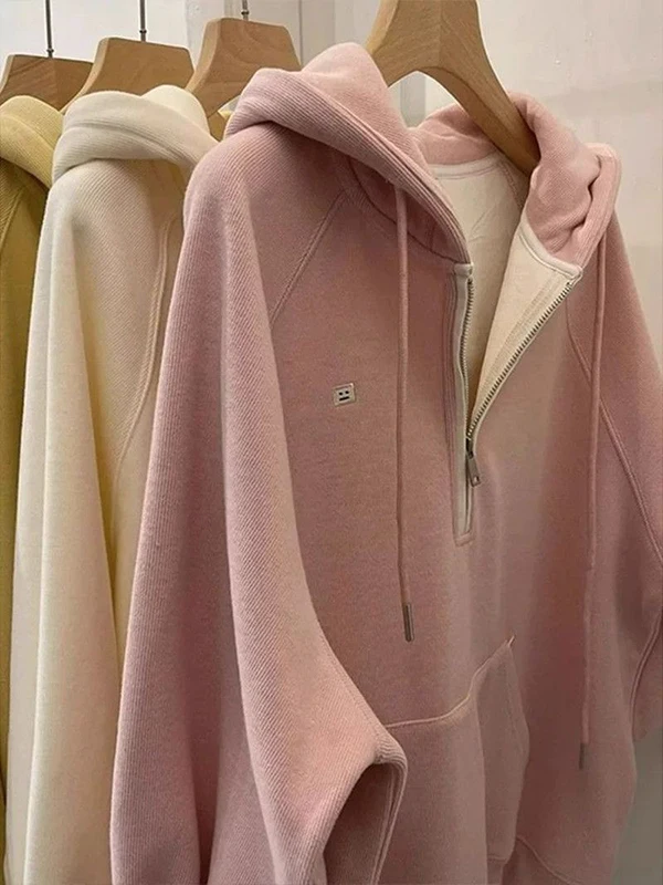 Oversize Fce Lined Hoodie Women's f Zip Warmth Comfortable Loose Top Trendy Streetwear Casual Daily Faion
Oversize Fce Lined Hoodie Women's f Zip Warmth Comfortable Loose Top Trendy Streetwear Casual Daily Faion