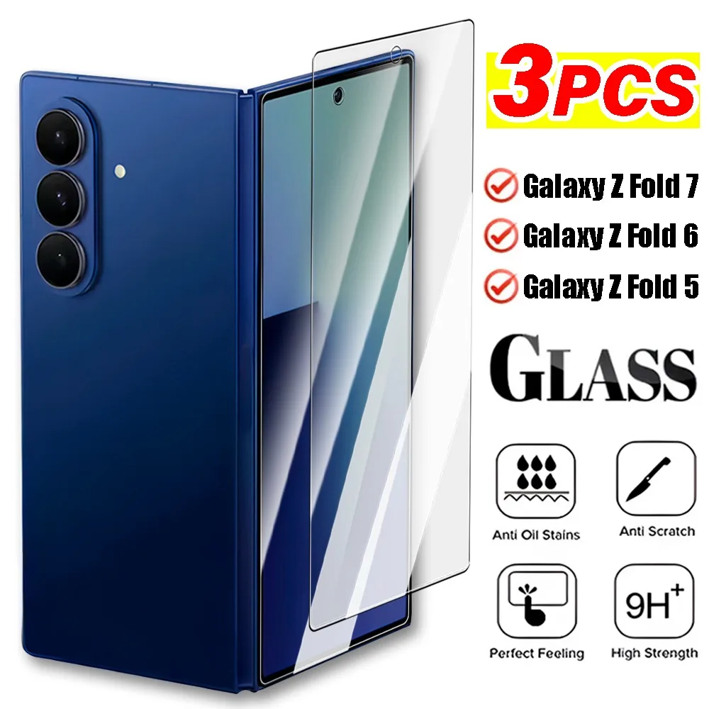 3-1Pcs Screen Protectors for Samsung Galaxy Z Fold 7 6 5 9H Hardness Tempered Glass HD Protective Films for ZFold7 Zfold6 ZFold5
3-1Pcs Screen Protectors for Samsung Galaxy Z Fold 7 6 5 9H Hardness Tempered Glass HD Protective Films for ZFold7 Zfold6 ZFold5