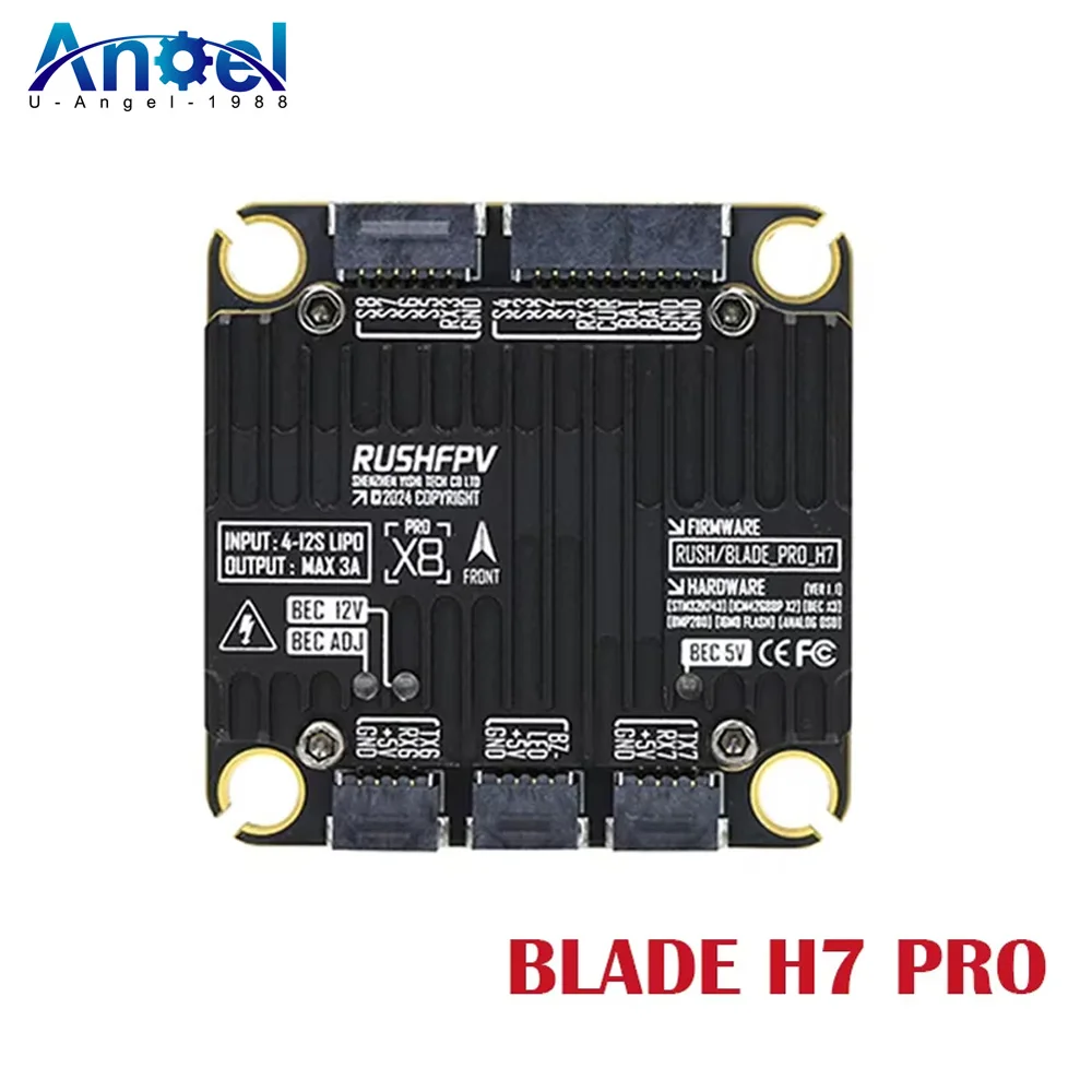 RUSH BLADE H7 PRO Flight Controller Full CNC Aluminum Shell 4-12S Multi-channel BEC for RC FPV Drones Parts
RUSH BLADE H7 PRO Flight Controller Full CNC Aluminum Shell 4-12S Multi-channel BEC for RC FPV Drones Parts