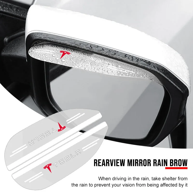 2pcs Car Side Rearview Mirror Guard Cover Rain Eyebrow Covers Stickers for Tesla Model 3 Y S X 2021 Roadster Cybertruck Juguete
2pcs Car Side Rearview Mirror Guard Cover Rain Eyebrow Covers Stickers for Tesla Model 3 Y S X 2021 Roadster Cybertruck Juguete